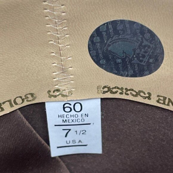 White and Brown Western Cowboy Hat - Picture 5 of 5